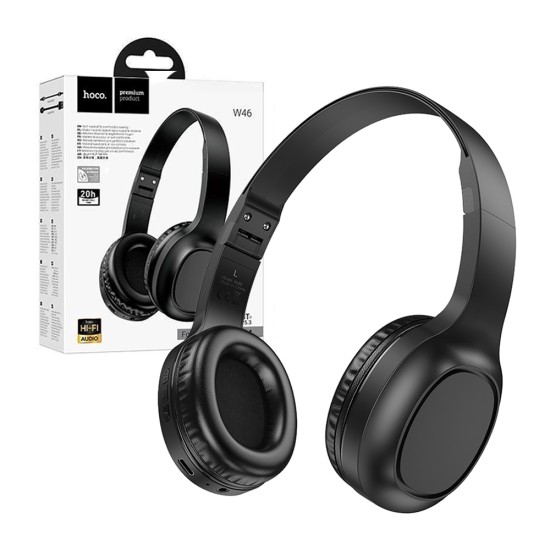 Hoco Wireless Headphones W46 Charm Black